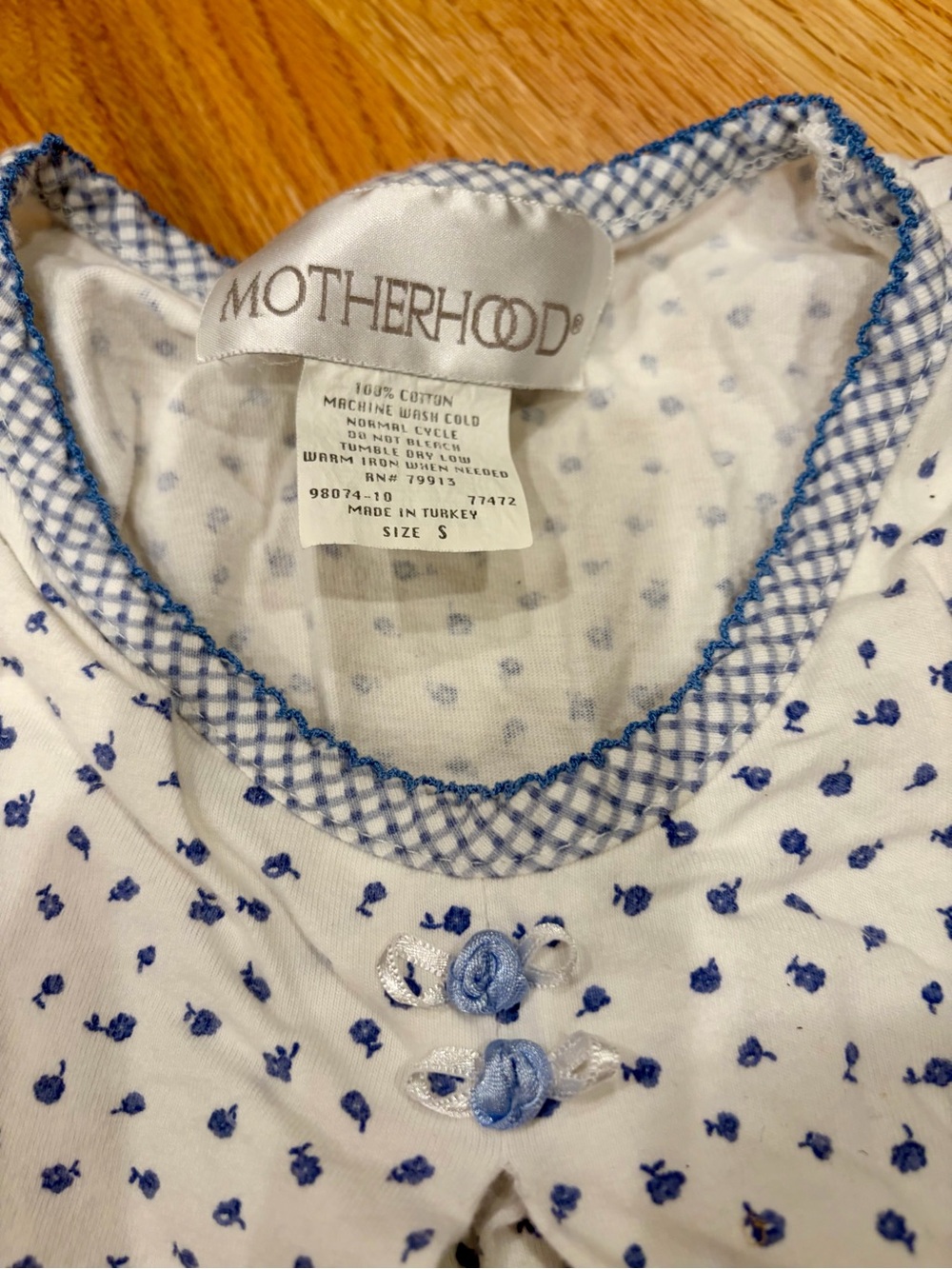 Vintage Y2K Maternity Pajama Bundle 2 Sets Leading Lady & Motherhood Size S / M - Picture 7 of 8